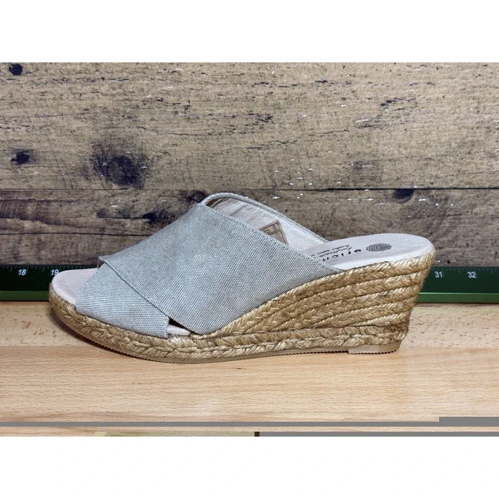 🔥NEW - Eric Michael Espadrille Wedge Heel Sandal EU 42 Spain Made (US 11-11.5)